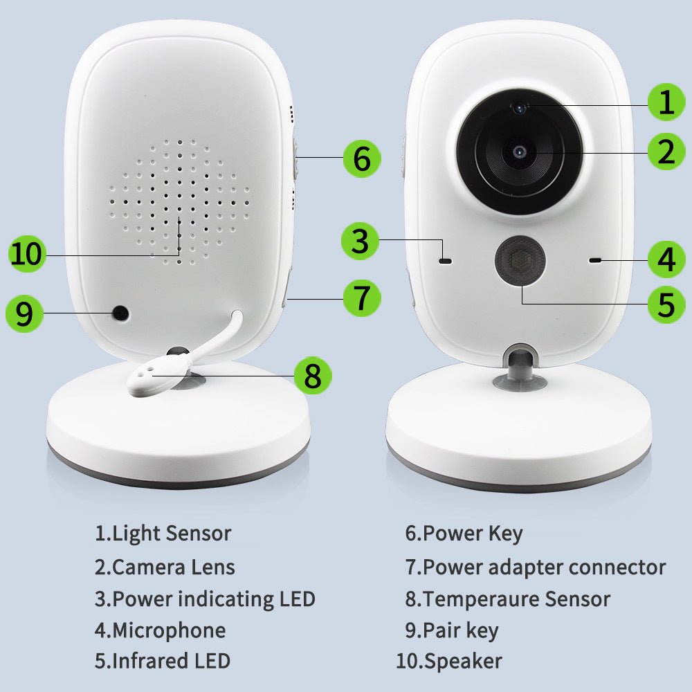 BabyGuard™ 3.2” Digital Baby Care Monitor - Ecomosaic
