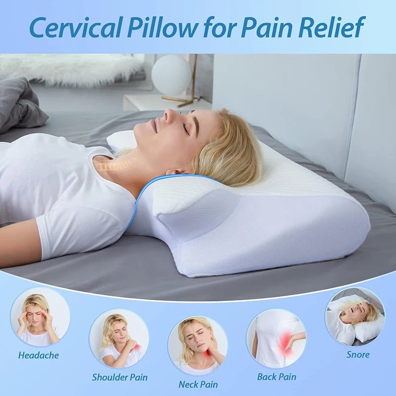 EcoContour™ Memory Foam Neck Pillow - Ecomosaic