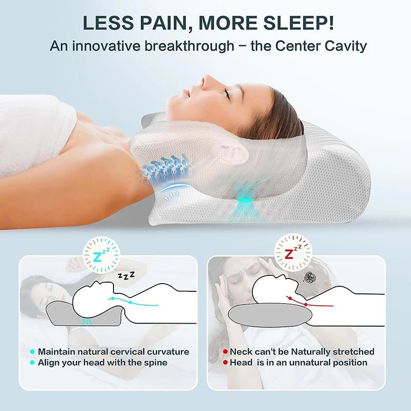 EcoContour™ Memory Foam Neck Pillow - Ecomosaic