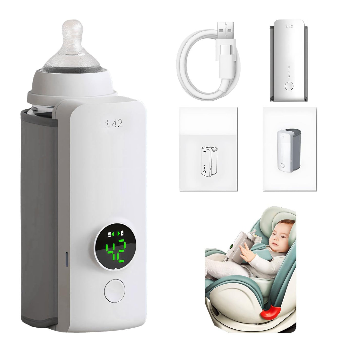 EcoWarm™ Organic Portable Baby Bottle Warmer - Ecomosaic