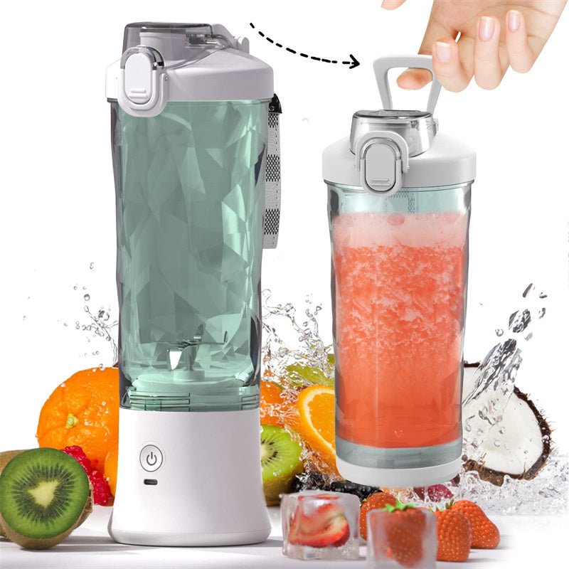 FreshForce™ Eco Blender Portable 6 - Blade Juicer for Smoothies & Shakes - Ecomosaic