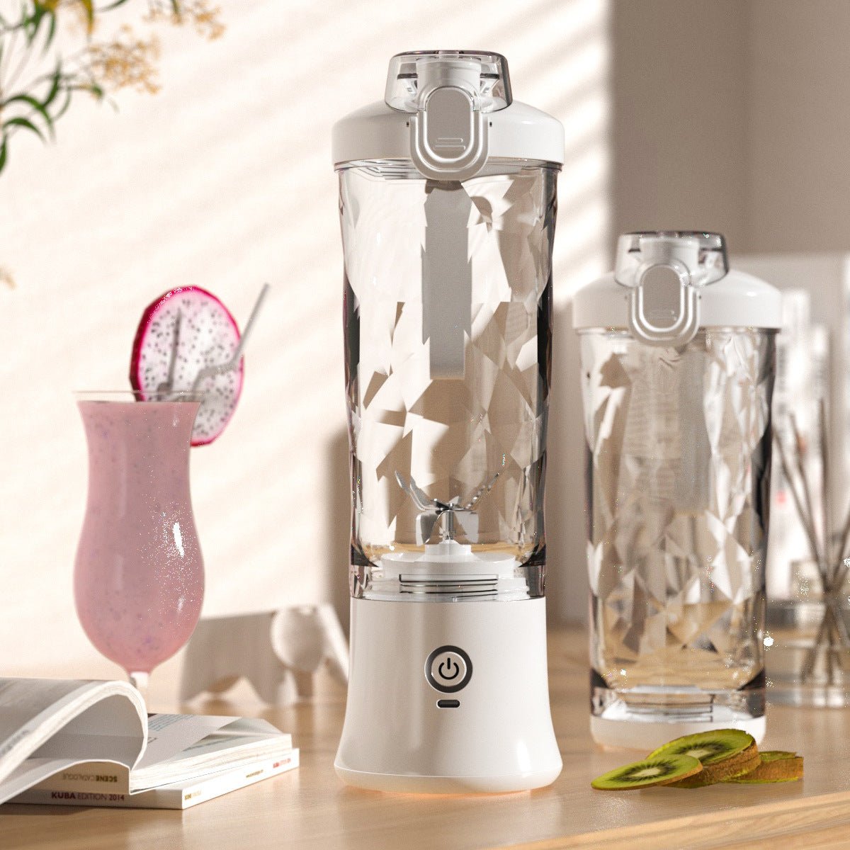 FreshForce™ Eco Blender Portable 6 - Blade Juicer for Smoothies & Shakes - Ecomosaic