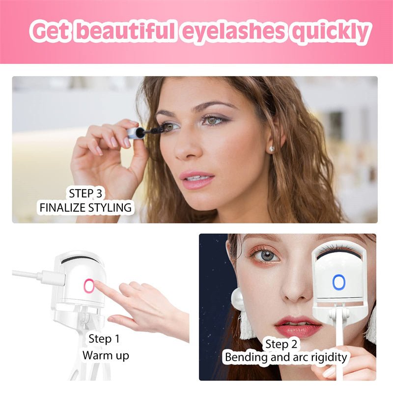 Electric Heated Eyelash Curler Rechargeable