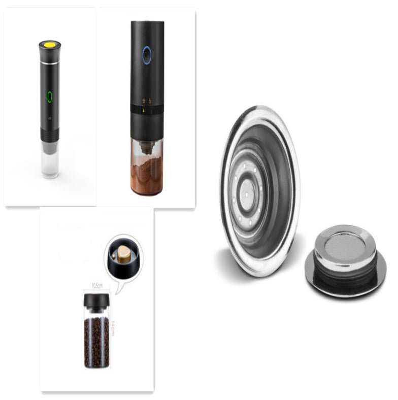 Mini Espresso™ Maker with Grinder - Ecomosaic