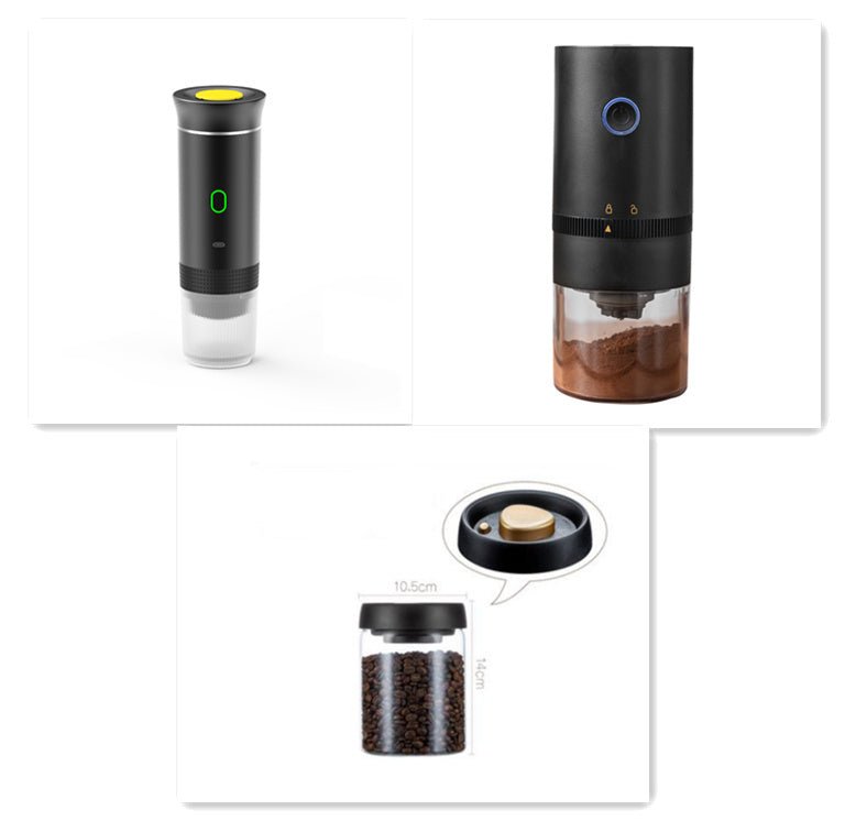 Mini Espresso™ Maker with Grinder - Ecomosaic