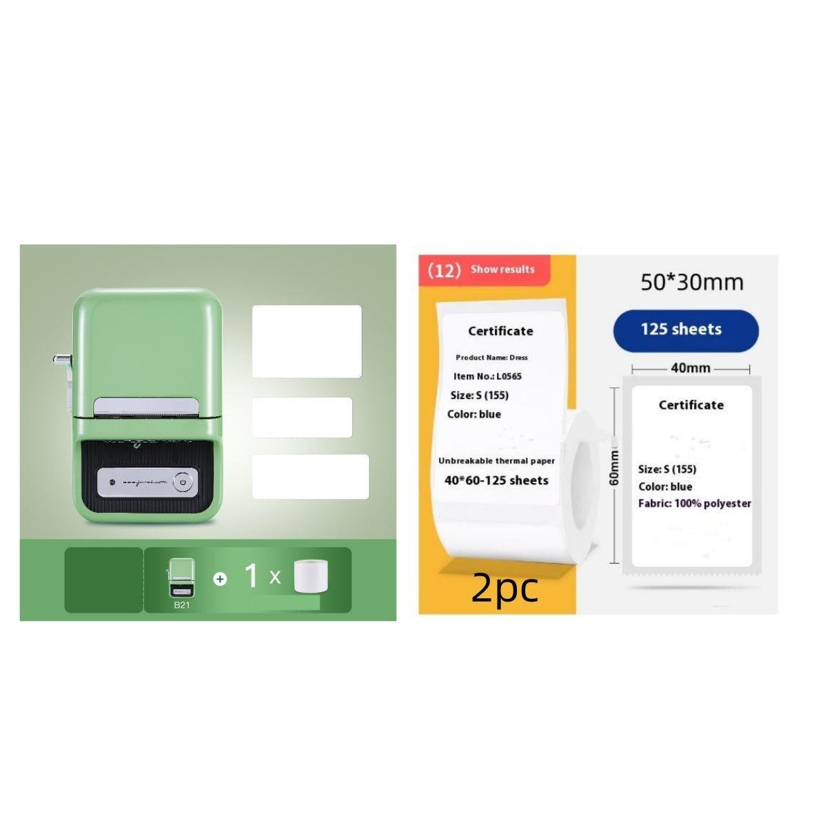 Pick Up Label Printer Mini Printer - Ecomosaic Brand Store
