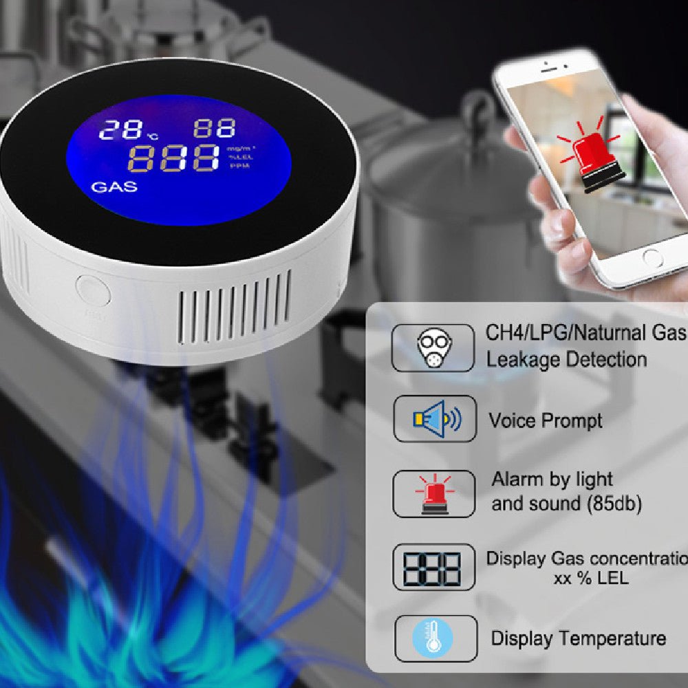 Smart Gas™ Leak Detector with Smartphone Alerts - Ecomosaic
