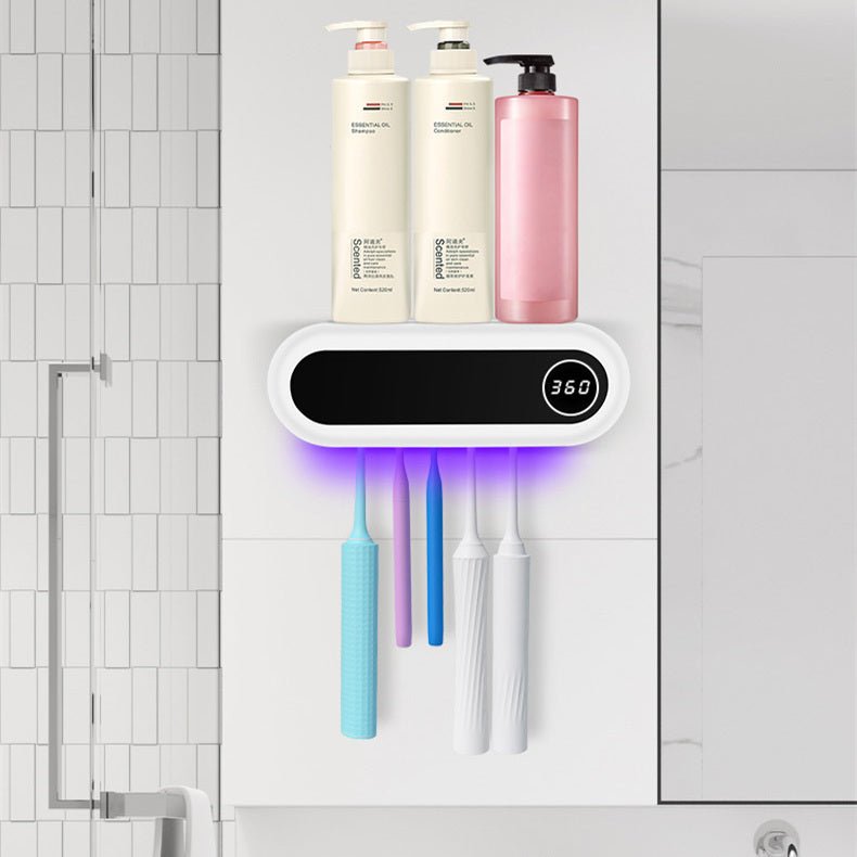 Smart Wall™ Mounted Toothbrush Holder with UV Sterilizer - Ecomosaic