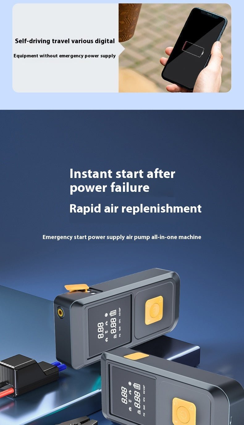 SmartCar Pro™ Multi - Function Jump Starter & Power Bank All - in - One - Ecomosaic