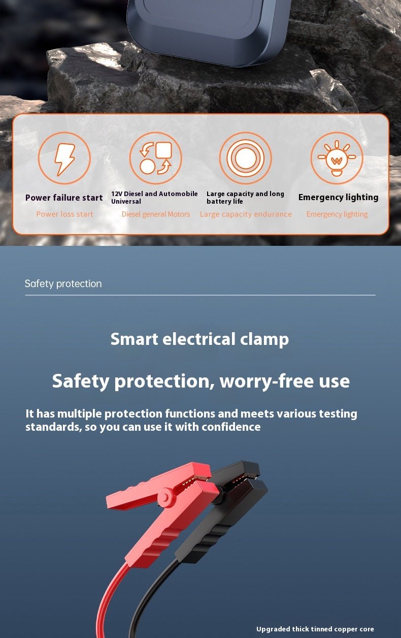 SmartCar Pro™ Multi - Function Jump Starter & Power Bank All - in - One - Ecomosaic
