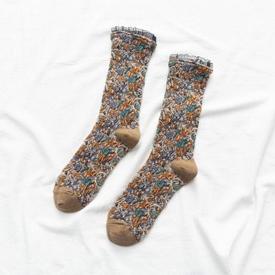 VintageCharm™ Handmade Lace Cotton Socks - Ecomosaic