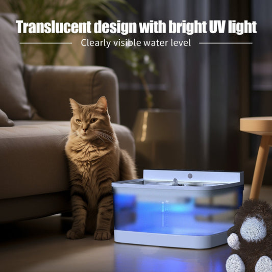 AquaGuard™ Pet Water Dispenser with Built - in UV Light - Ecomosaic