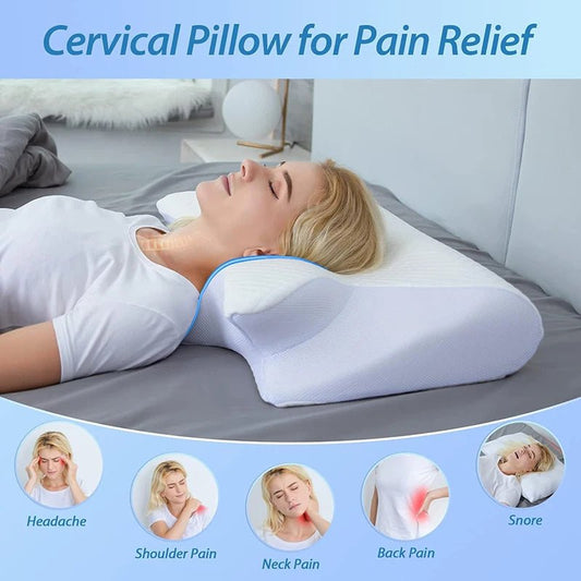 EcoContour™ Memory Foam Neck Pillow - Ecomosaic