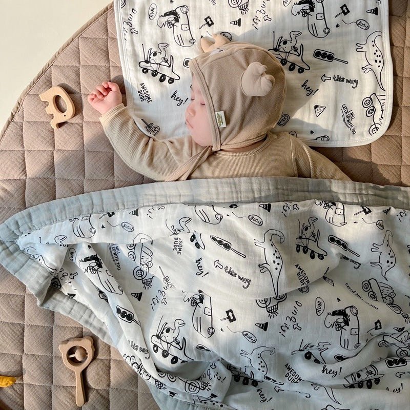 EcoCuddle™ Soft Bamboo & Cotton Baby Blanket - Ecomosaic