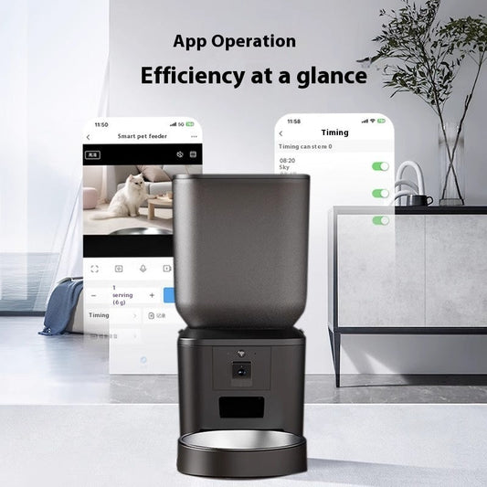 EcoSmart™ Automatic Pet Feeder with HD Camera - Ecomosaic