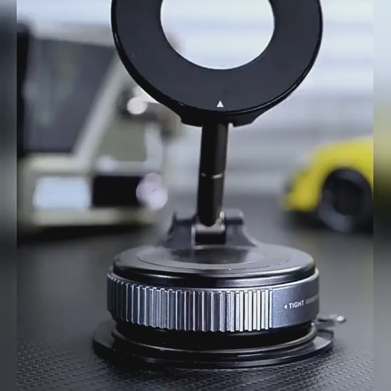 GripFlex Magnetic Car Phone Holder Suction Mount