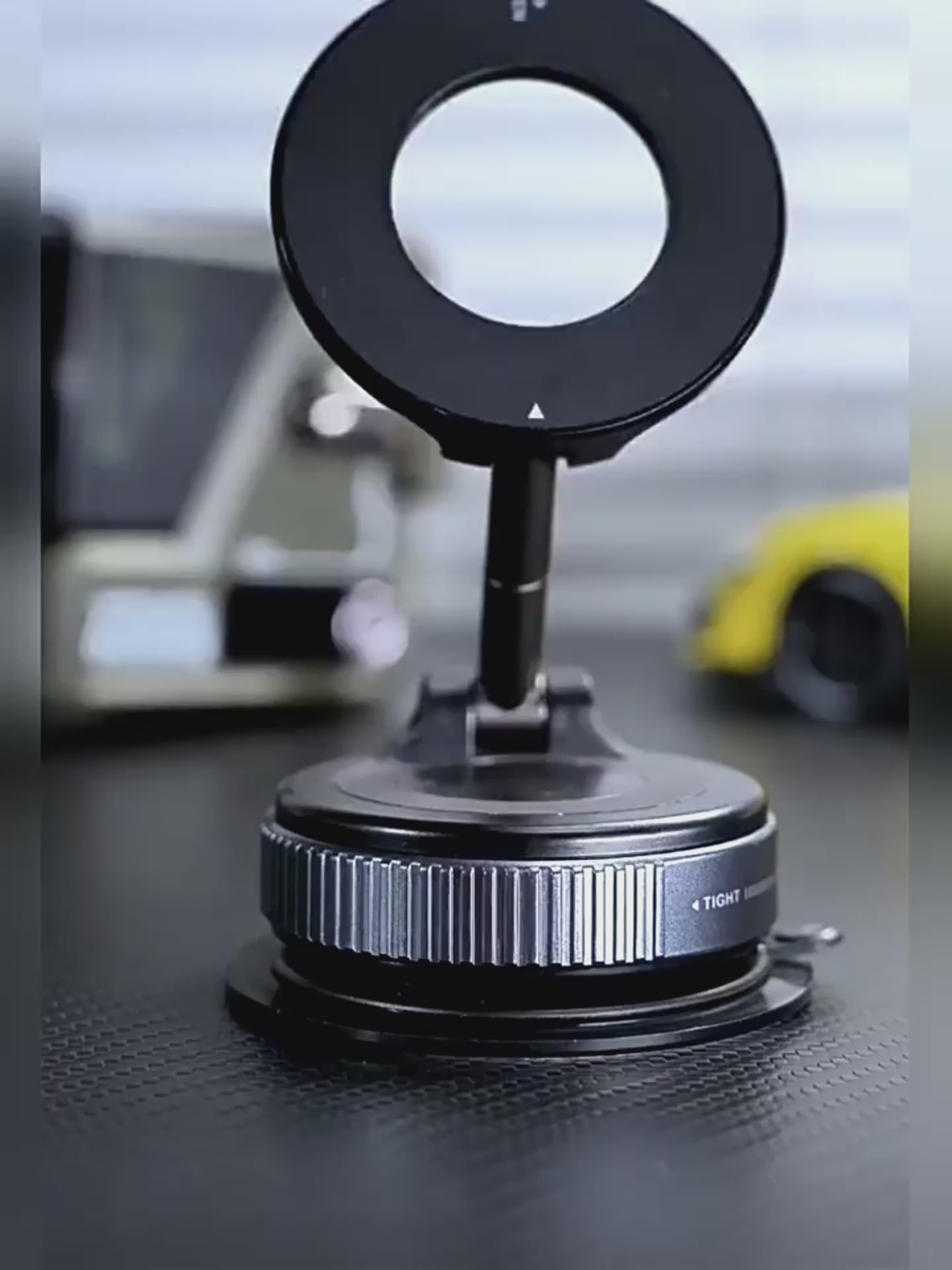 GripFlex Magnetic Car Phone Holder Suction Mount
