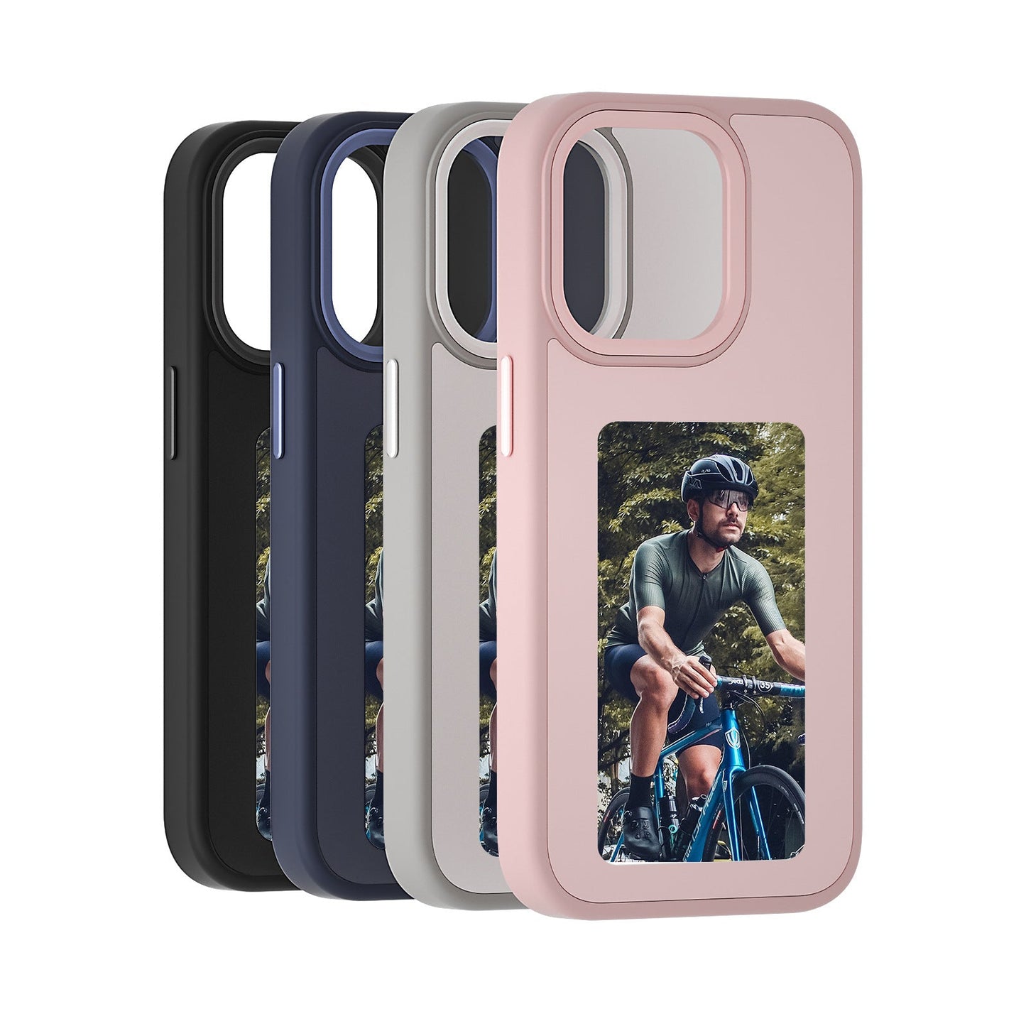 Smart E - Ink™ Phone Case with AI Four Colors Display – Customizable Pattern Screen for iPhone - Ecomosaic